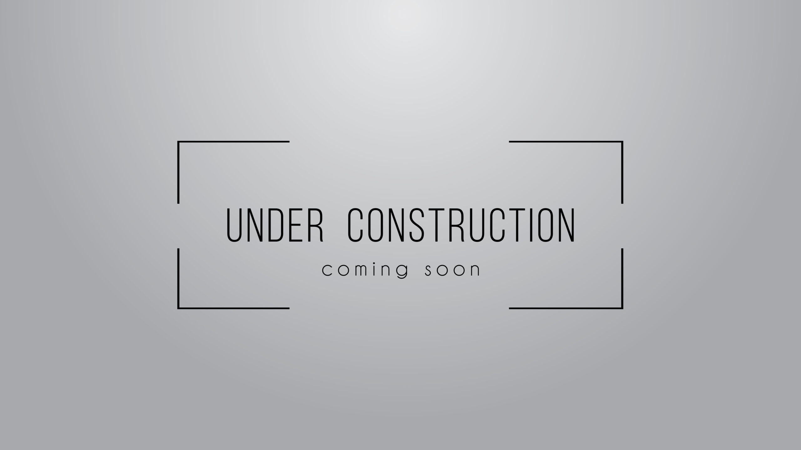 Under construction simple sign on grey background. Vector illustration.