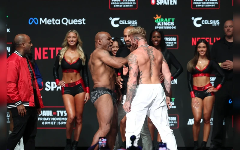 Mike Tyson vs Jake Paul Showdown Sparks Fiery Anticipation after Mike Slapped Paul in the Face