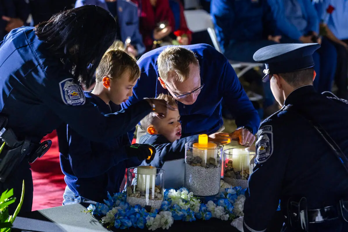 Honoring Officer Jason Roscow: A Community Remembers His Sacrifice at Liberty Park Vigil