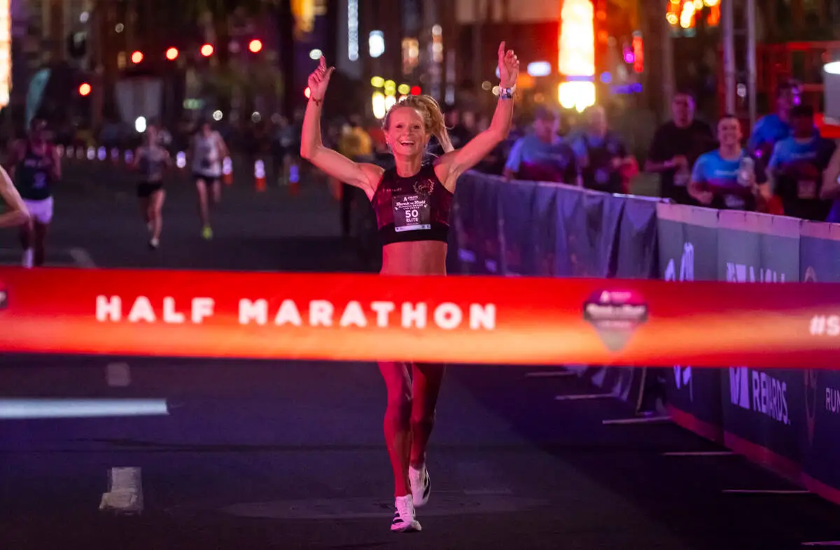 Ellie Stevens Triumphs at Rock n Roll Las Vegas Half Marathon, Captures Second Win in Four Years