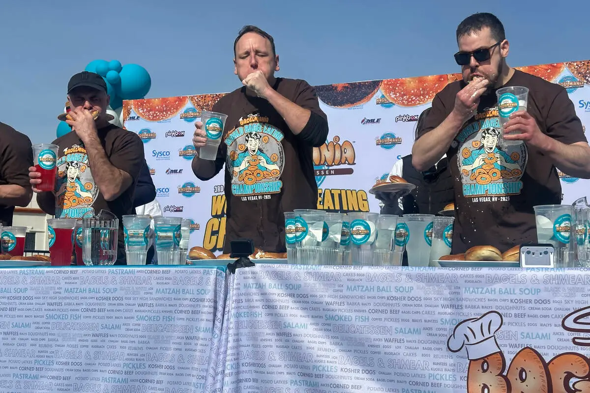 Joey Chestnut Triumphs Again at Bagel World Eating Championship