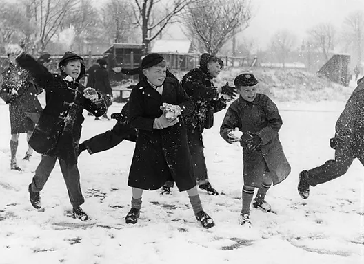 The Great Snowball Battle of 1936 in Indianapolis