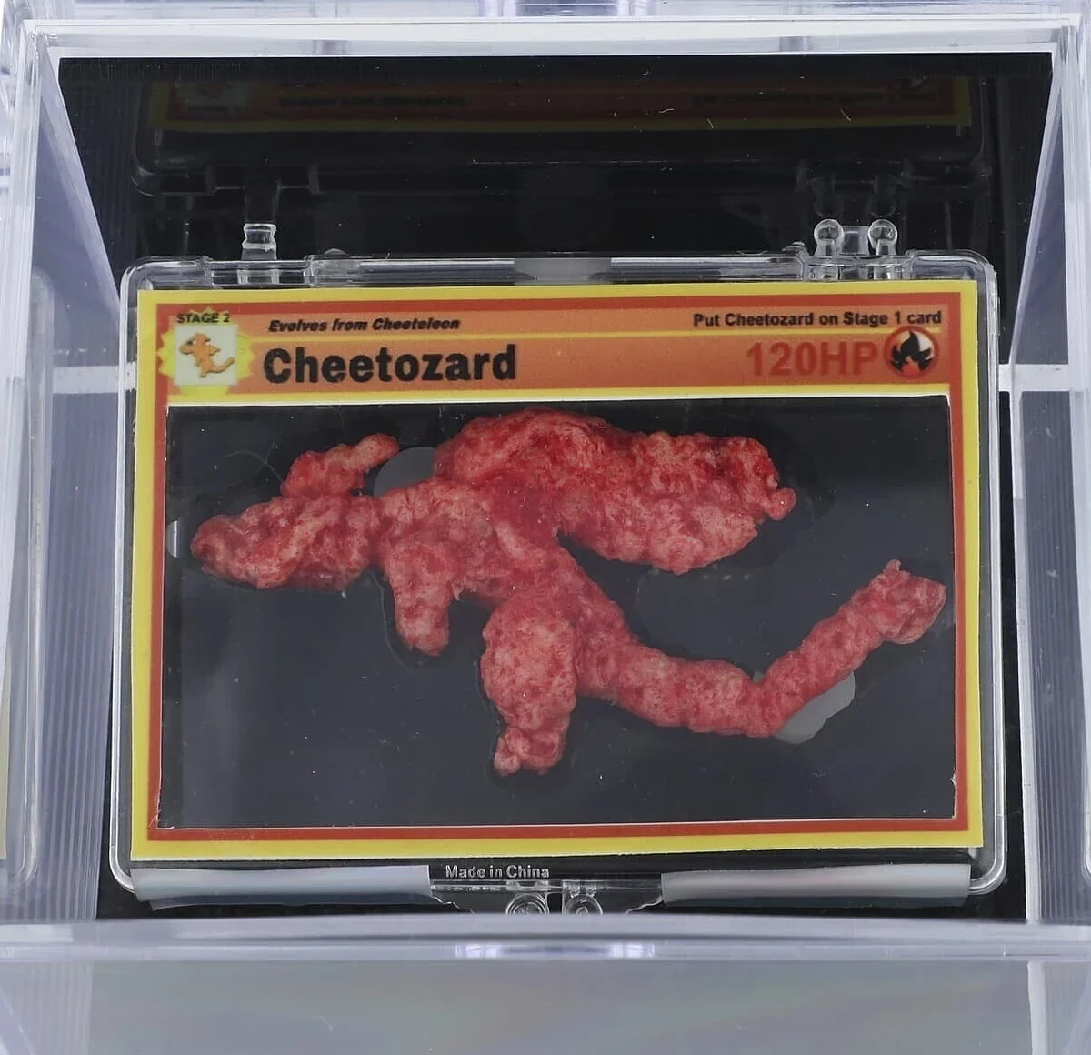 Flamin Hot Cheeto Shaped Like Charizard Sells for $87,840 at Auction